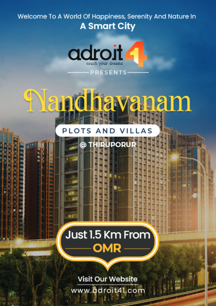 adroit 41"Nandavanam" Plots & Villa @ Tiruporur-1