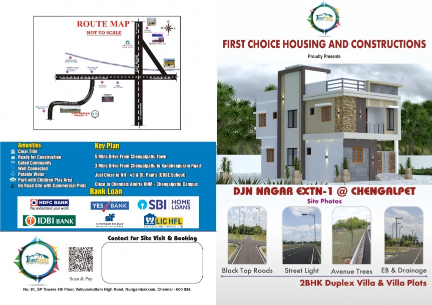 First choice in DJN Nagar Extension-1 DTCP approved Residential plots-1