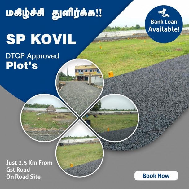 Rs.1990 Per Sqft DTCP RERA APPROVED LAYOUT Near GST Road in Singaperumal Koil, Chennai.-2